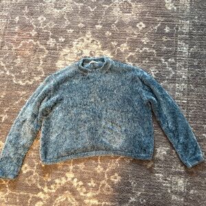 Prologue Soft Blue Turtleneck Sweater